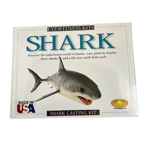 Eyewitness Kits Shark Model Casting Kit - Paint Kit 3 Sharks New in Sealed Box